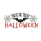 Trick or Treat Halloween Caption Embroidery Design