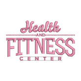 Health & Fitness Center Embroidery Design