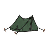 Camping Tent Embroidery Design