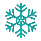 Snowflake Embroidery Design – Geometric Winter Machine Embroidery File