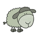 Cute Cartoon Sheep Embroidery Design