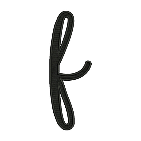 Lowercase Letter F Embroidery Design