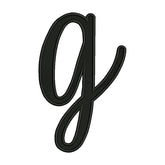 Lowercase Letter G Embroidery Design