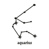Aquarius Constellation Embroidery Design