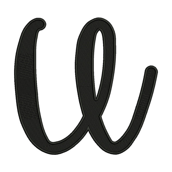 Lowercase Script Alphabet Patch – Monogram