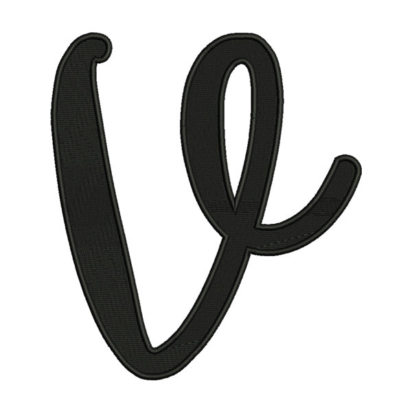 Lowercase Script Alphabet Patch – Calligraphy