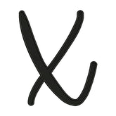 Uppercase Script Alphabet Patch – Calligraphy