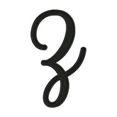 Uppercase Script Alphabet Patch – Monogram