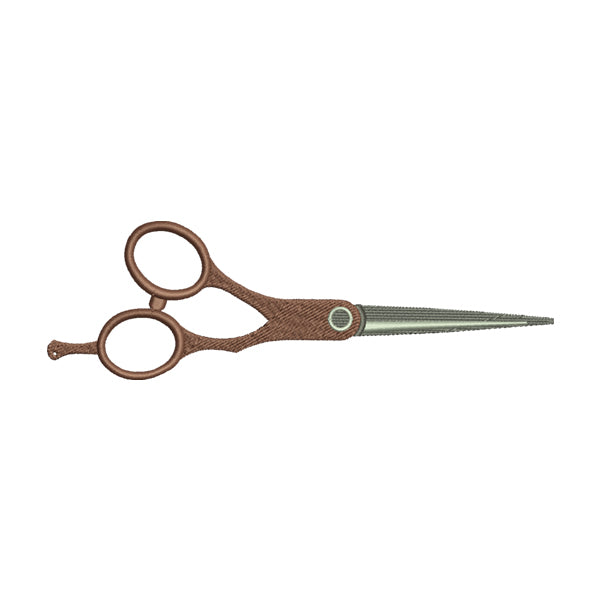 Scissors Embroidery Design – Barber & Salon Tools Patch