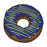 Blueberry Donut Embroidery Design