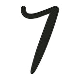 Number 7 Embroidery Design – Calligraphy Number Seven Machine Embroidery File