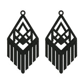 Earrings Embroidery Design – Fringe Dangle Earring Silhouette