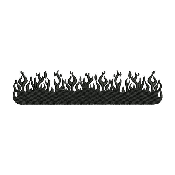 Fire Border Embroidery Design