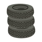 Stacked Tires Embroidery Design