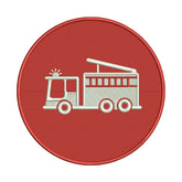 Fire Truck Icon Embroidery Design