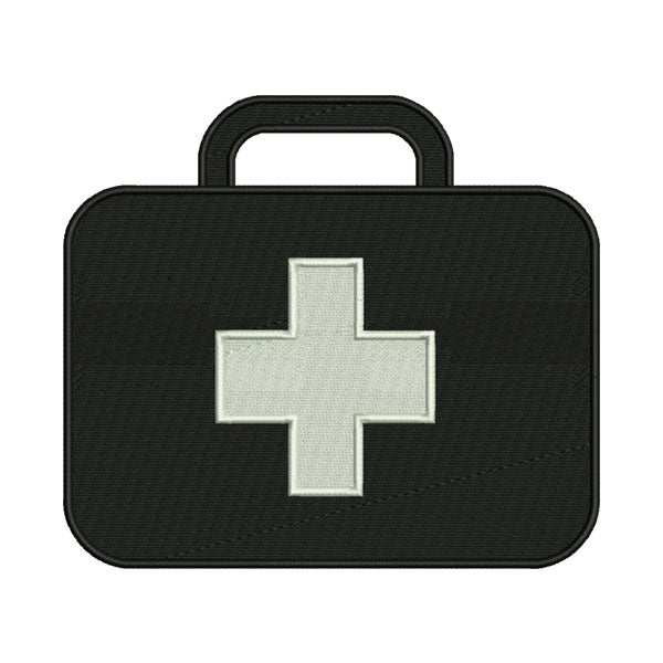 First Aid Kit Embroidery Design – Medical
