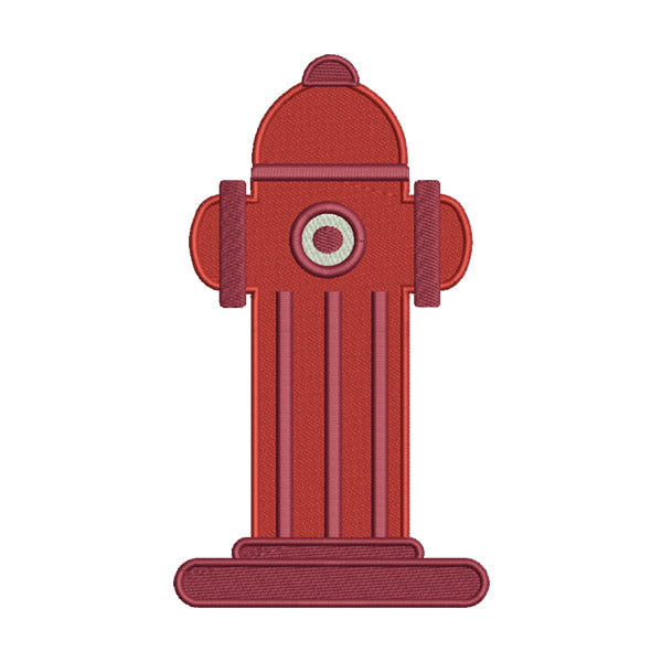 Fire Hydrant Embroidery Design