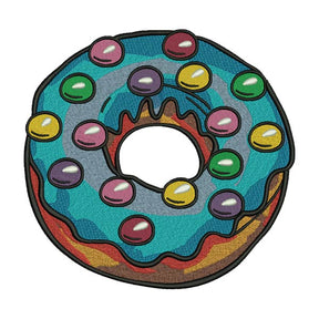Candy Donut Embroidery Design