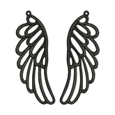 Angelic Wings Earrings Embroidery Design