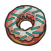 Donut Embroidery Design – Sweet Dessert Patch