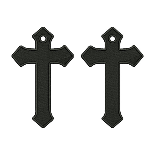 Christian Cross Embroidery Design