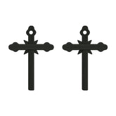 Cross Earrings Embroidery Design