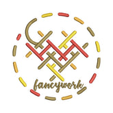 Fancywork Embroidery Design – Multicolor Circular Pattern