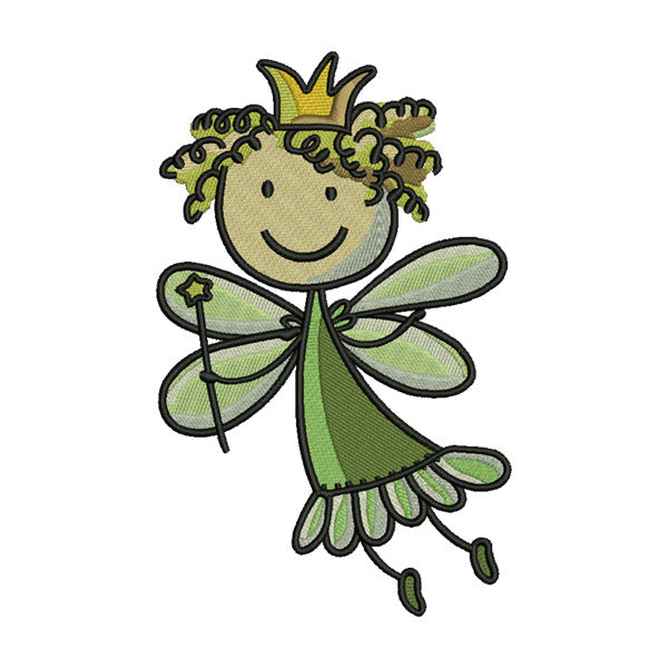 Cute Little Fairy Machine Embroidery File