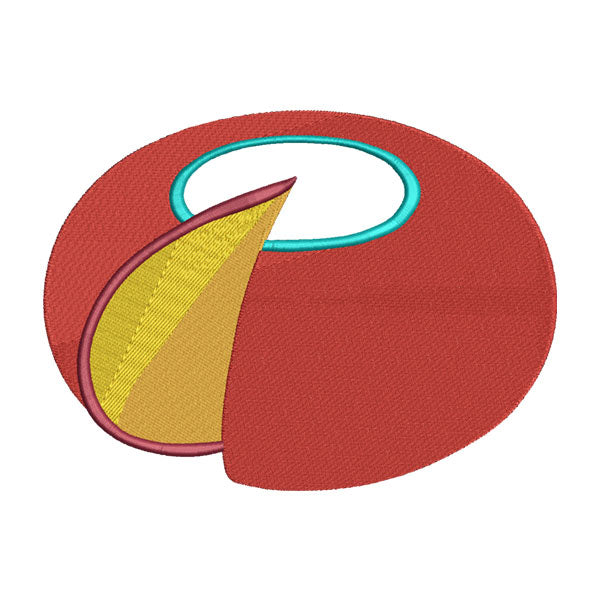 Red Wax Cheese Machine Embroidery File
