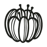 Pumpkin Outline Embroidery Design