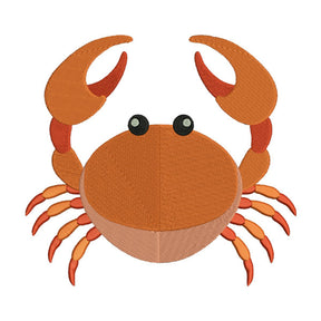 Crab Embroidery Design – Sea Animal Machine Embroidery File