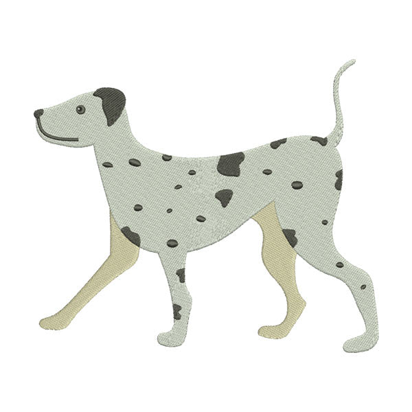 Dalmatian Dog Embroidery Design