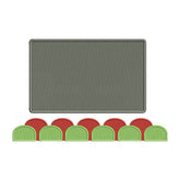 Movie Cinema Silverscreen & Seats Embroidery Design