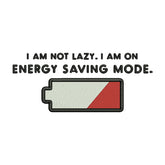 Energy Saving Mode Embroidery Design – Low