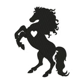 Rearing Horse Embroidery Design