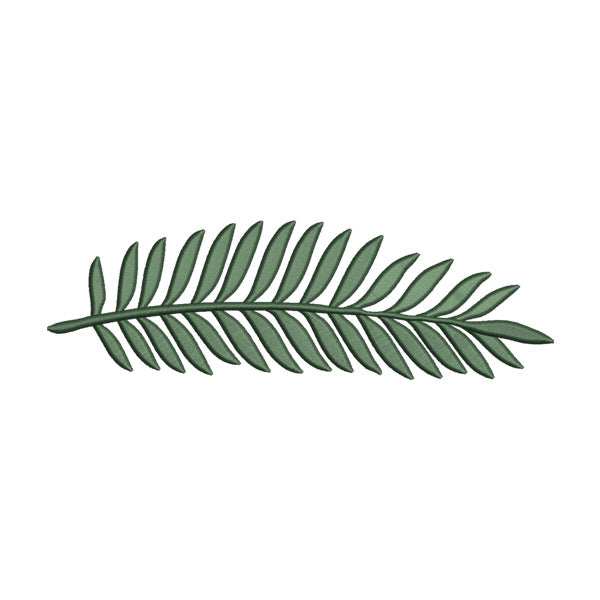 Tropical Leaf Embroidery Design