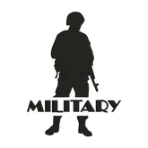 Military Embroidery Design – Soldier Silhouette Machine Embroidery File