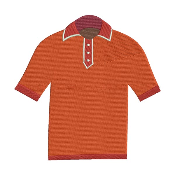 Polo Shirt Embroidery Design