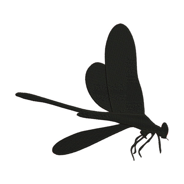 Flying Insect Silhouette Machine Embroidery File – Nature