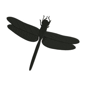 Dragonfly Embroidery Design – Mesmerizing Insect Silhouette