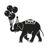 Circus Elephant Embroidery Design
