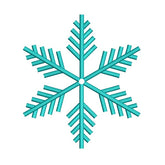 Snowflake Embroidery Design – Winter