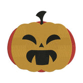 Laughing Jack-O-Lantern Pumpkin Embroidery Design