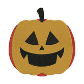 Happy Jack-O-Lantern Pumpkin Embroidery Design