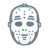 Ice Hockey Goalie Mask Embroidery Design