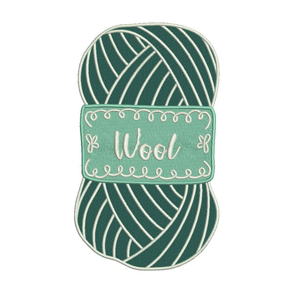 Wool Yarn Embroidery Design