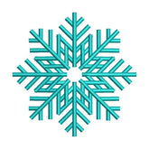 Winter Snowflake Embroidery Design
