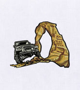 Jeep Off-Road Embroidery Design