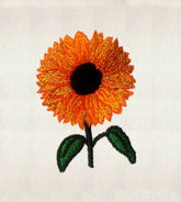Sunflower Embroidery Design – Realistic Flower Machine Embroidery File