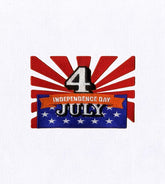 4th of July Embroidery Design – Independence